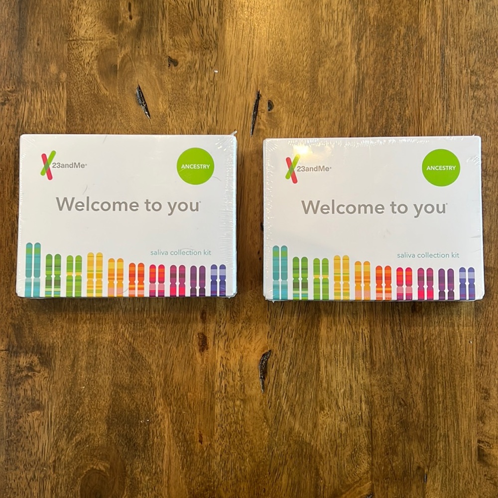 23andMe Ancestry DNA kits unopened sold as set of two